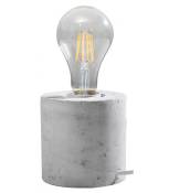 Lampe de table Salgado Béton Gris 1 ampoule 10cm