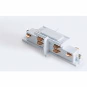 Ledkia - Connecteur Mini Type i pour Rail Triphasé dali track Blanc - Blanc