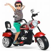 Moto Electrique pour Enfants, Vehicule Electrique 6 v a 3 Roues avec Vitesse 2,5-3km/h,Charge 30 kg, Scooter pour Garcons et Filles a partir de 3