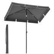 Parasol 180 x 125 cm protection solaire upf 50+ inclinable