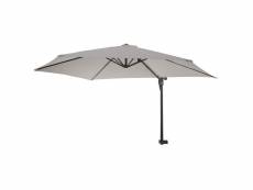 Parasol de mur casoria, parasol déporté pour balcon ou terrasse, 3m inclinable ~ sable