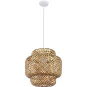 Privatefloor - Lampe suspension artisanale en bambou