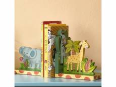 Serre-livres enfant sunny safari pour cadeau déco étagère bibliothèque w-9837a