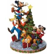Statuette de Collection Goofy, Donald Mickey Minnie