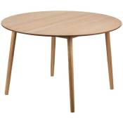 Table à manger ronde kanope - 120 cm - Bois - Bois