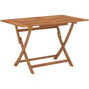 Table pliable de jardin 120x70x75 cm Bois d'eucalyptus