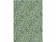 Tapis de jardin - broc arty - tissage vert - 160 x 230 cm