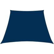 Voile de parasol Tissu Oxford trapèze 3/5x4 m Bleu
