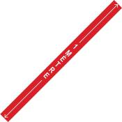 Bande verticale 1 mètre avec flèche - Spécial sol - 1000 x 70 mm - Rouge - Novap