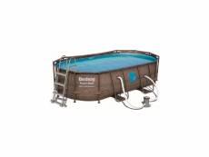 Bestway piscine tubulaire power steel swim vista ovale 427cm - piscines & spas > piscines Bestway