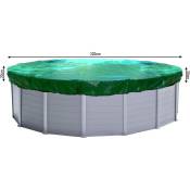 Couverture de piscine d'hiver ronde 180g / m² pour