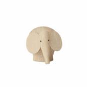 Figurine Nunu SMALL / Eléphant - L 14 cm - Woud bois naturel en bois