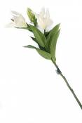 Floral Elegance F070WL - Lys Oriental artificiel blanc