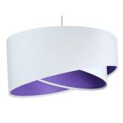 Lampe suspendue Galaxy Blanc, Violet 1 x E27 ø 50cm