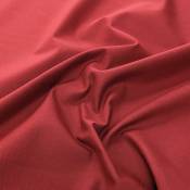Linnea - Tissu uni coton teflon diabolo - Rouge Bordeaux