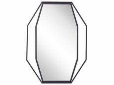 Miroir gris graphite 80 x 60 cm nire 162713