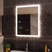 Miroir pour salle de bain, Miroir argenté sans cuivre, Epaisseur 4mm (90*70cm)