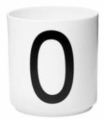 Mug A-Z / Porcelaine - Lettre O - Design Letters blanc en céramique