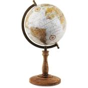 Origen - Globe terrestre vintage en bois et métal