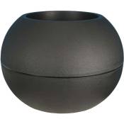 Riviera - Pot en plastique boule effet granit 40 cm