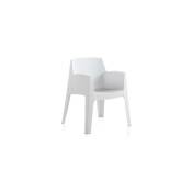 Shaf - fauteuil résine master blanc 67 x 60 x 82 cm - 55243