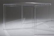 Table carrée Invisible / 100 x 100 cm - Kartell transparent