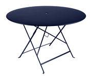 Table pliante Bistro / Ø 117 cm - Trou parasol - Fermob