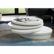 Vente-Unique Table basse pivotante ovale CIRCUS - MDF