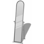 Vidaxl - Miroir autoportant rectangulaire pleine longueur Gris