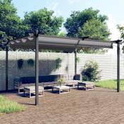 Vidaxl - Tonnelle de jardin avec toit rétractable