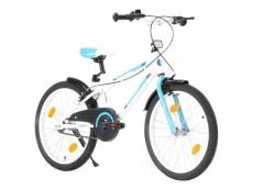 Vidaxl vélo pour enfants 20 pouces bleu et blanc 92183