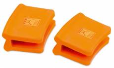 BRA Efficient - Anses en silicone, 2 unités, taille moyenne, pour Efficient de 24-32 cm de diamètre, couleur orange