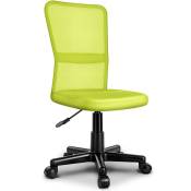 Chaise de bureau vert clair, Fauteuil de bureau - Hauteur Réglable - Pivotante - Tresko