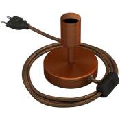 Creative Cables - Alzaluce - Lampe de table en métal 5 cm - Cuivre satiné - Cuivre satiné