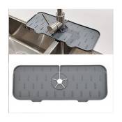Ersandy - Poignée de robinet en silicone, bac anti-éclaboussures pour évier de robinet, protection contre les éclaboussures pour cuisine, salle de