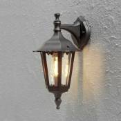 Konstsmide Lighting - Konstsmide Firenze Lanterne d'extérieur classique vers le bas noir mat, IP43