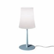 Lampe de table Birdie Easy Small / H 43 cm - Foscarini bleu en plastique
