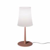 Lampe de table Birdie Easy Small / H 43 cm - Foscarini rouge en plastique