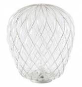 Lampe de table Pinecone / Ø 50 x H 52 cm - Verre & résille métal - Fontana Arte transparent en verre