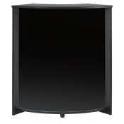 Meuble Comptoir Meuble Bar 96 cm Face Noire 3 Niches 96,7 x 104,8 x 44,9 cm - Coloris: Noir - Noir