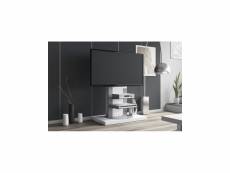 Meuble tv design rotatif 126 x 90 x 59 cm - blanc 3938