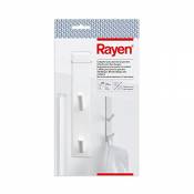 Rayen 6083 Crochet de Suspension, Fer Peint, Blanc,