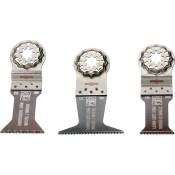 Set de 3 lames de scie Combo Starlock E-Cut - Pour bois et métal - Fein