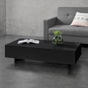 Table basse seule en restant du séjour canapé de bureau conception moderne de différentes couleurs Couleur : Noir