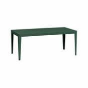 Table rectangulaire Zef INDOOR / 180 x 90 cm - Acier - Matière Grise vert en métal