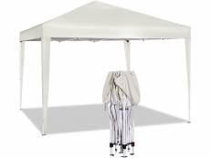 Tonnelle de jardin-tente pliante-protection du soleil uv 50+hauteur réglable 3x3m-beige