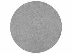 Vidaxl gazon artificiel avec picots dia.170 cm gris rond 147810