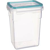 5five - boîte de conservation plastique clipeat 1,4l - Transparent et bleu
