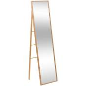 5five - miroir sur pied 160x41cm bambou - Bambou