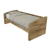 600SE - Canapé-lit de forme simple 80x190 - chêne